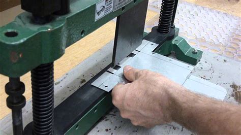 hobby sheet metal bender|bench mount sheet metal bender.